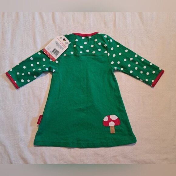 Toby Tiger girls size 6-12 months t shirt dress deer applique, NWT - Picture 5 of 6